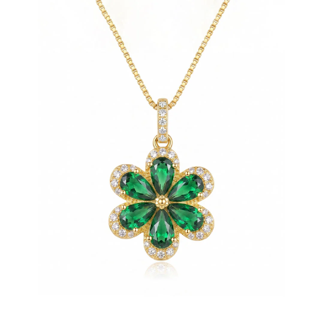 Plata Esmeralda collares